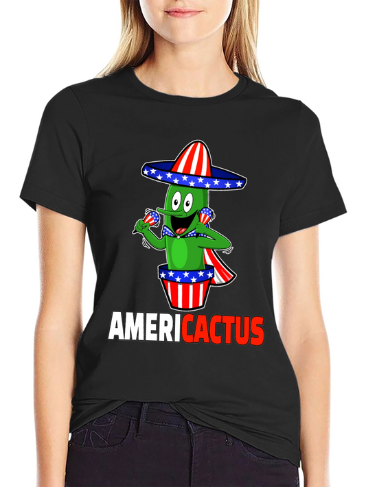 Americactus Patriotic T-Shirt