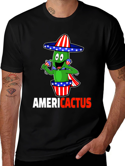 Americactus Patriotic T-Shirt