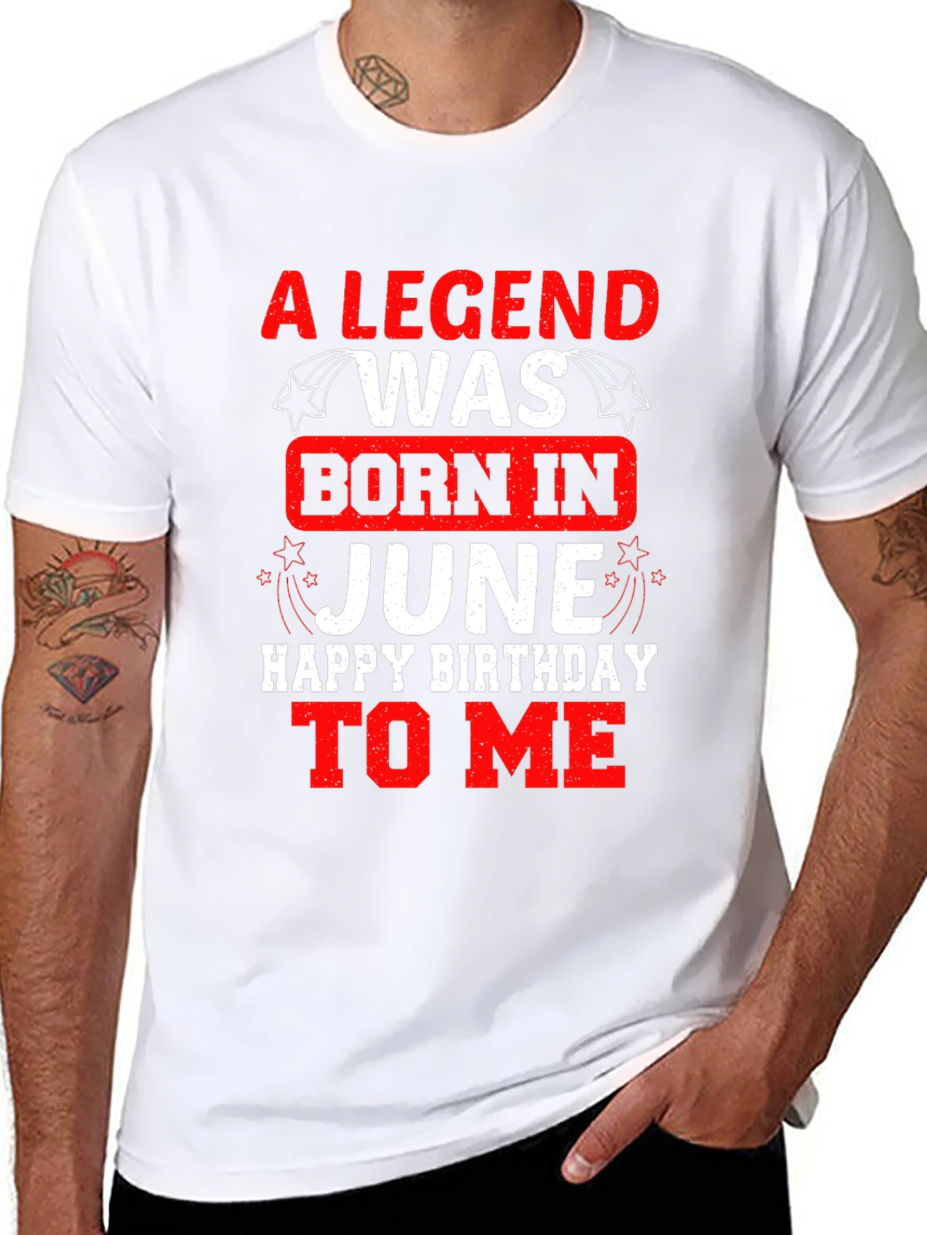 A Legend Born In June Birthday T-Shirt