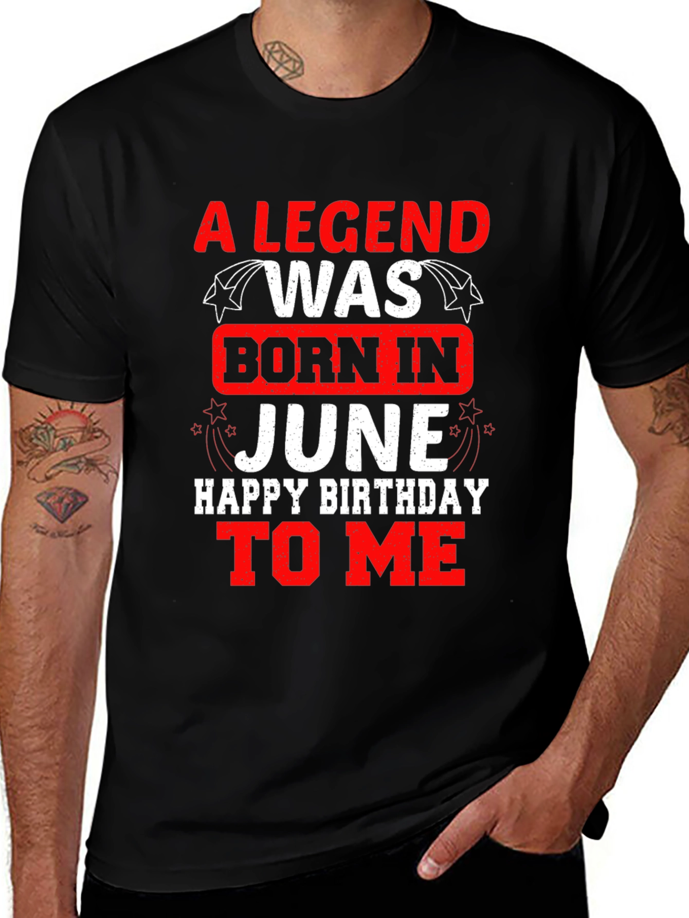 A Legend Born In June Birthday T-Shirt