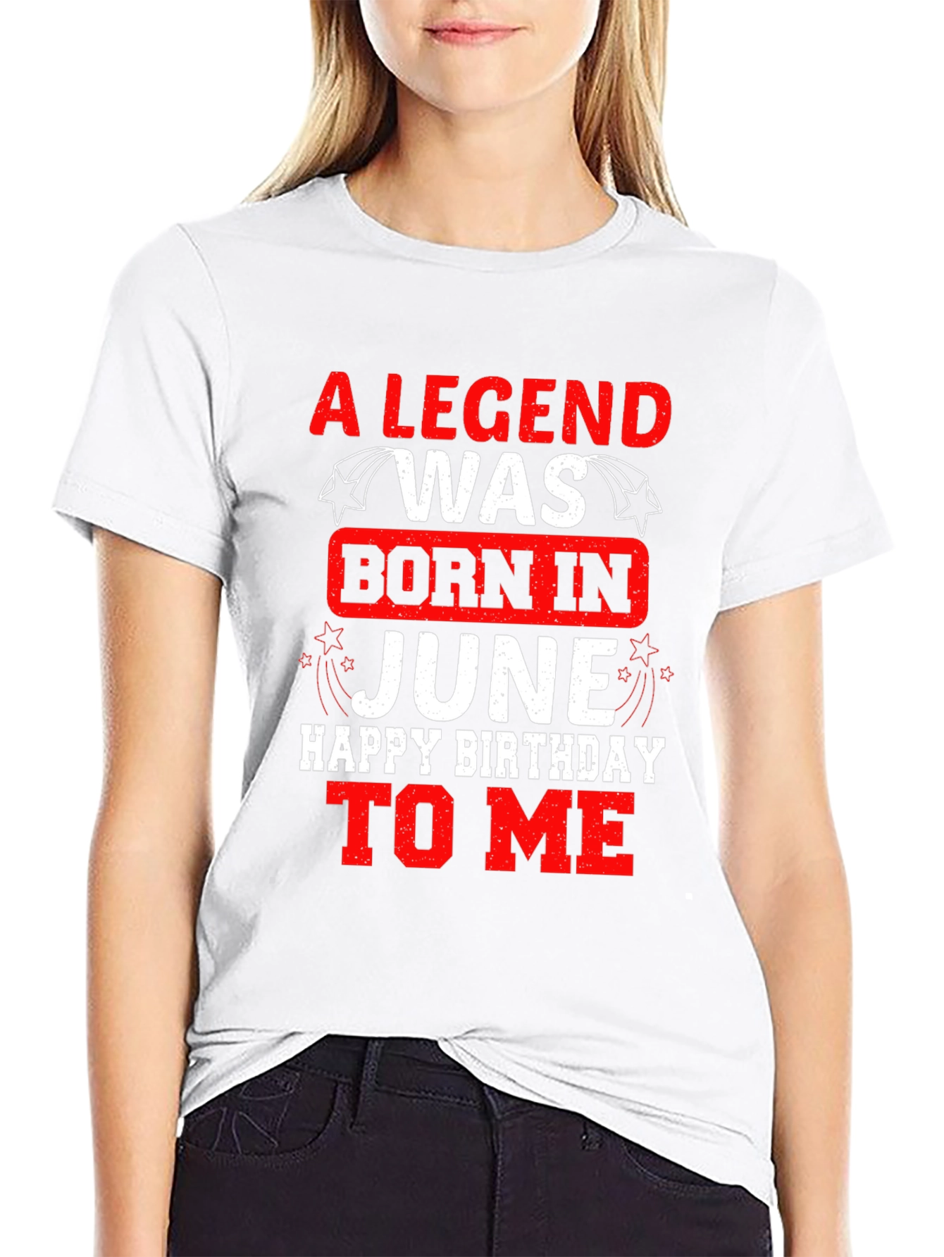 A Legend Born In June Birthday T-Shirt