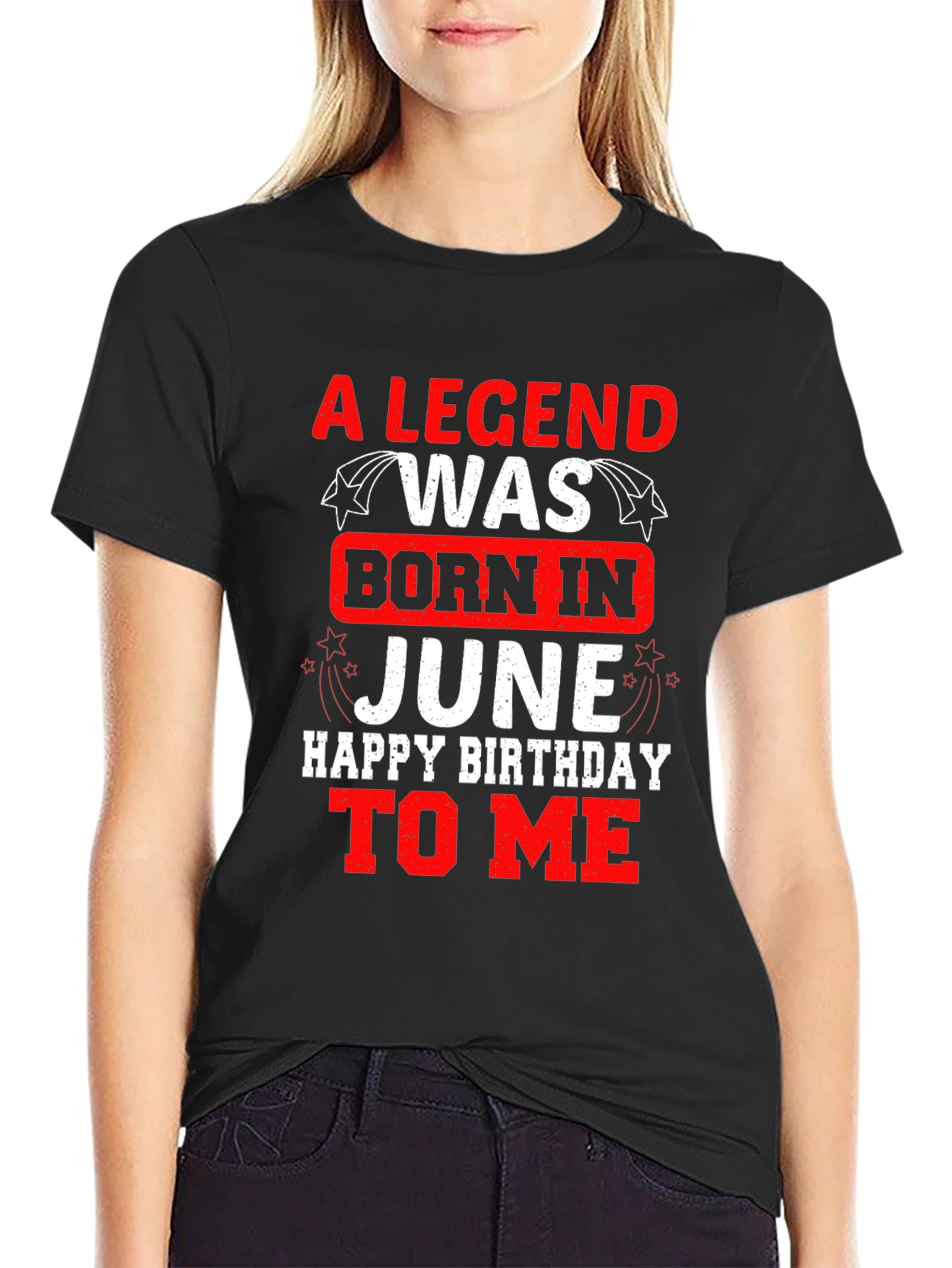 A Legend Born In June Birthday T-Shirt