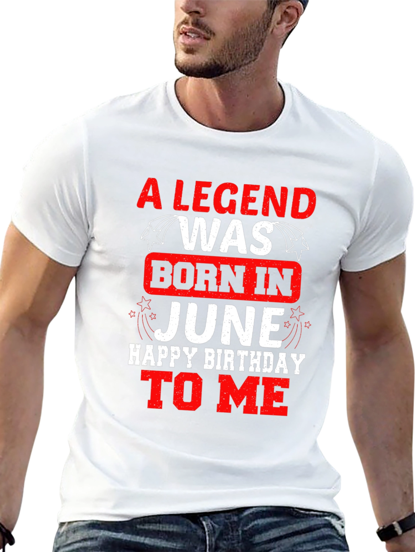 A Legend Born In June Birthday T-Shirt