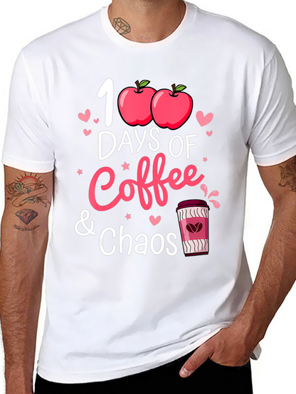 100 Days of Coffee and Chaos T-Shirt