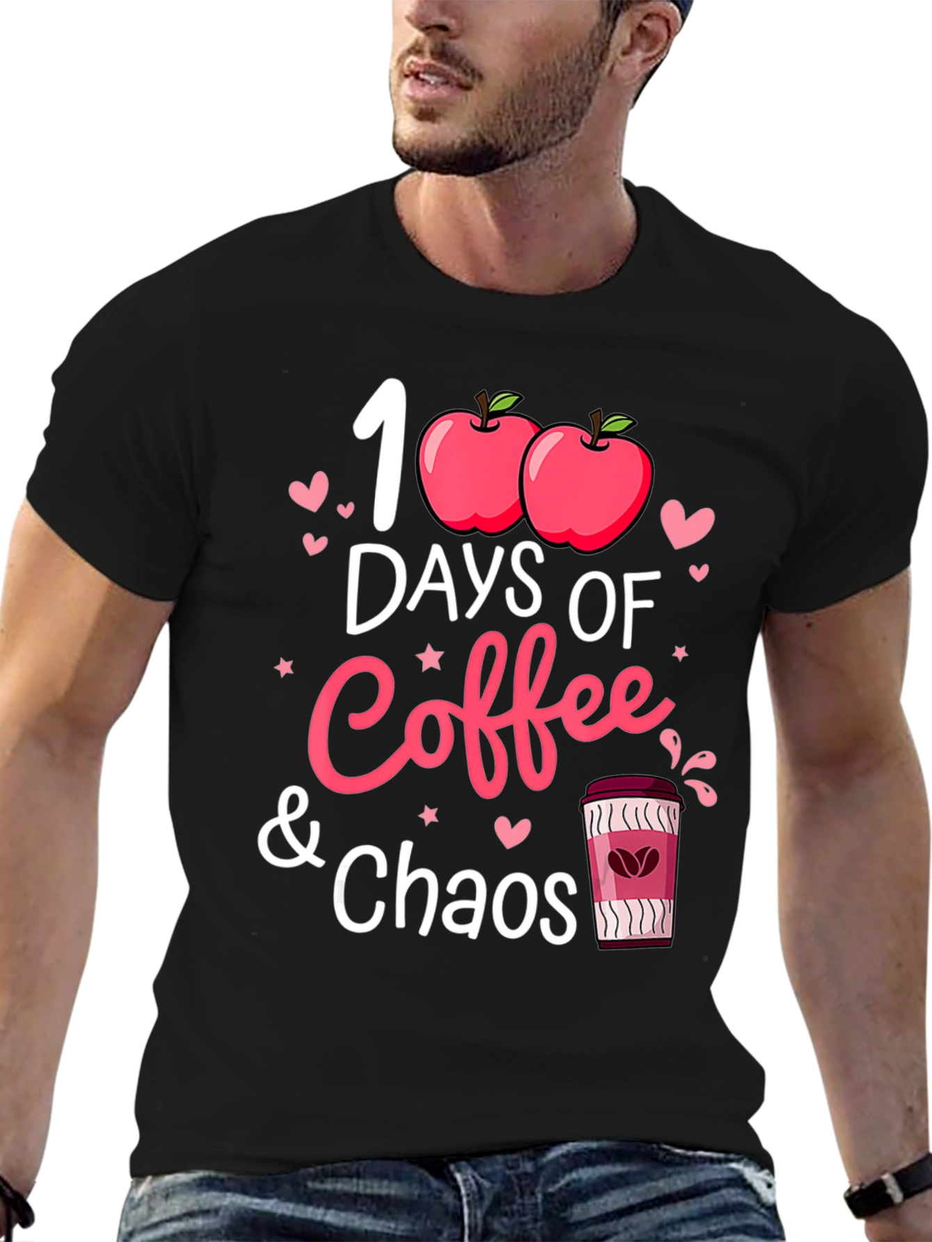 100 Days of Coffee and Chaos T-Shirt