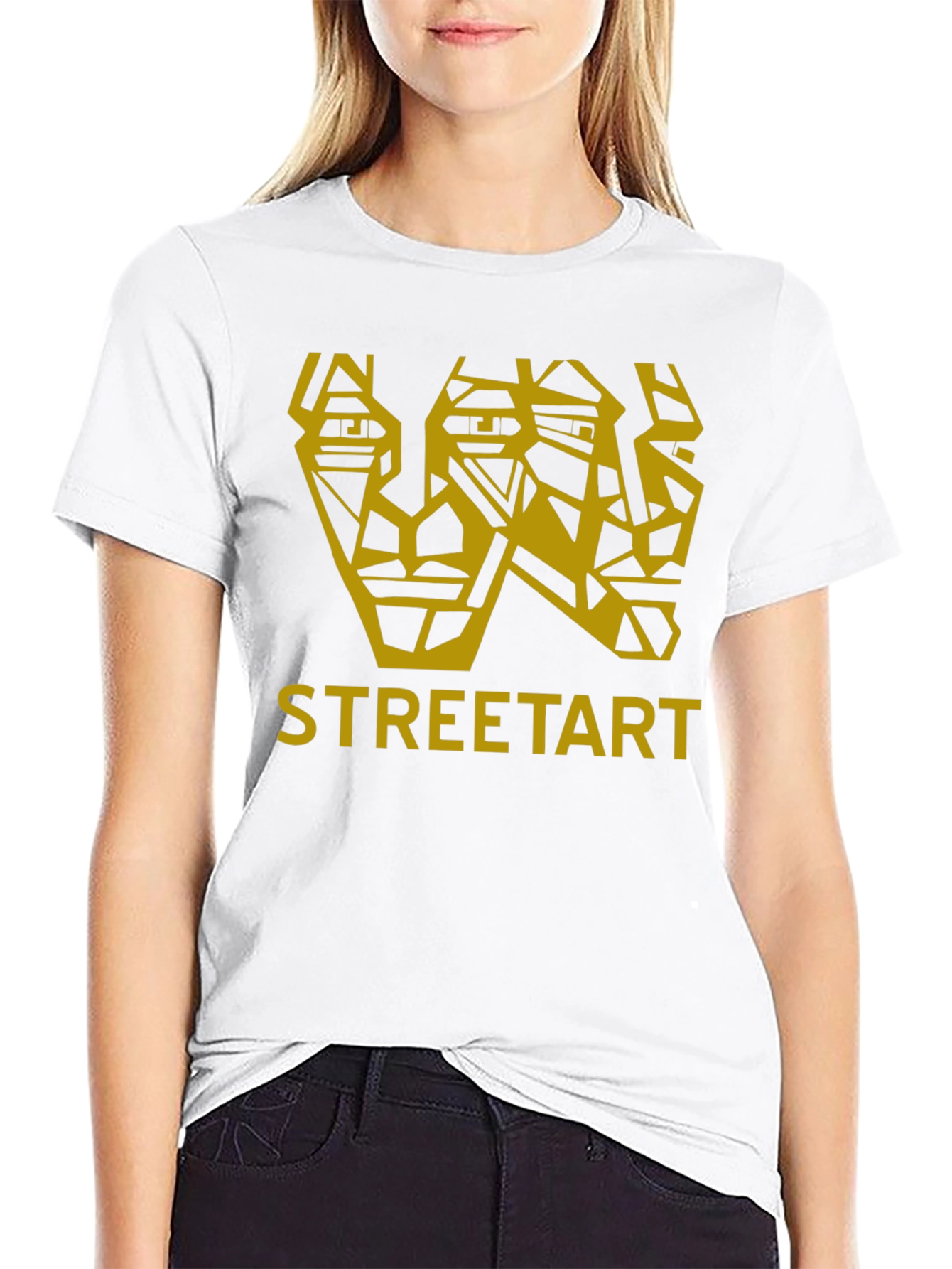 Street Art Geometric Graphic T-Shirt