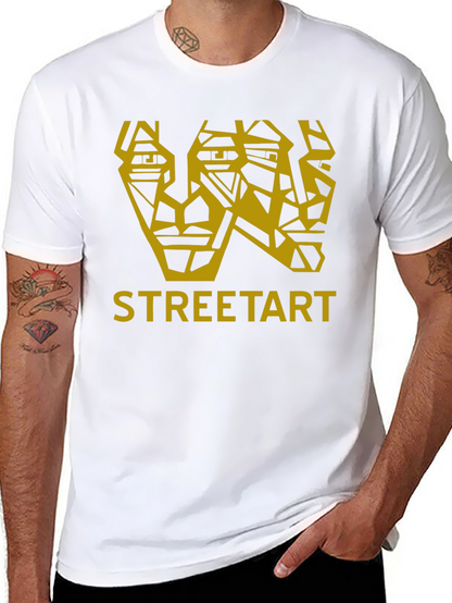 Street Art Geometric Graphic T-Shirt