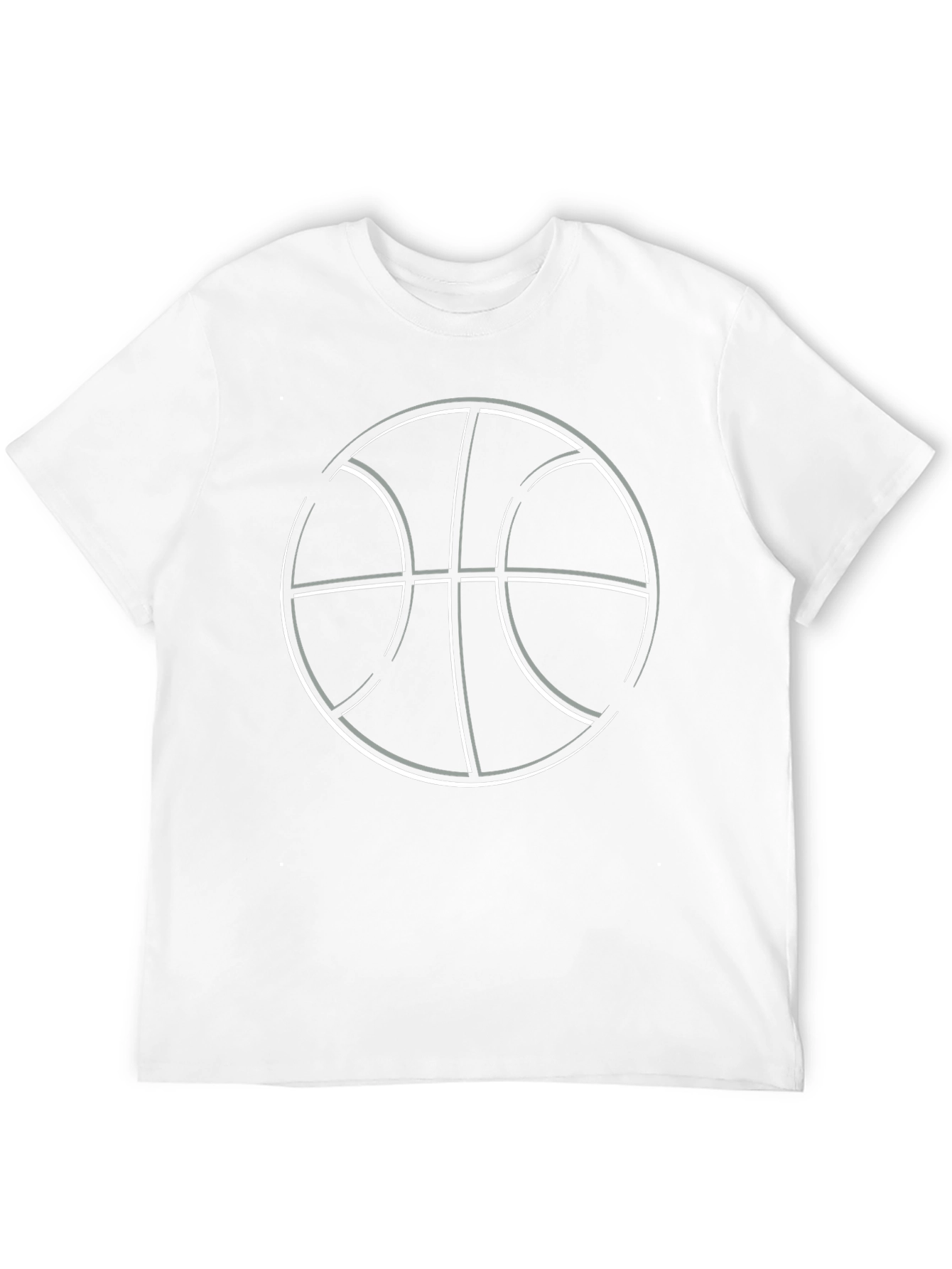 Basketball Graphic Tee - Black Cotton T-Shirt