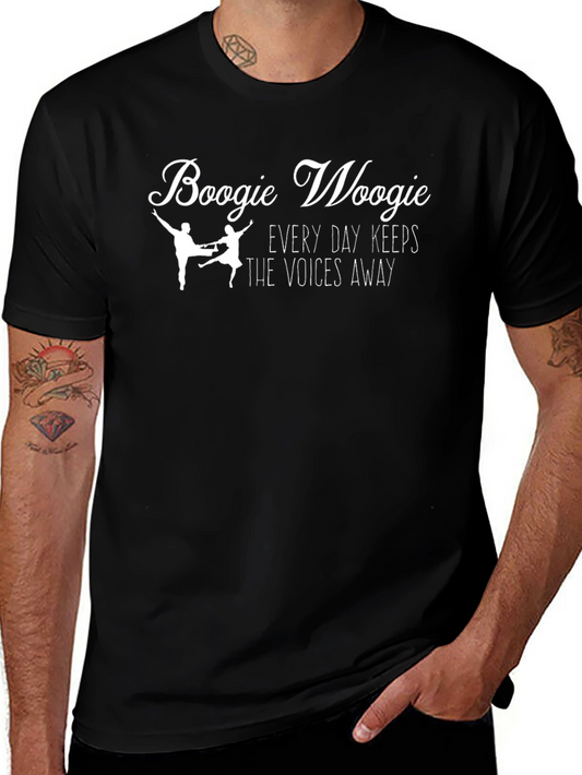Boogie Woogie Graphic Tee - Keeps the Voices Away!