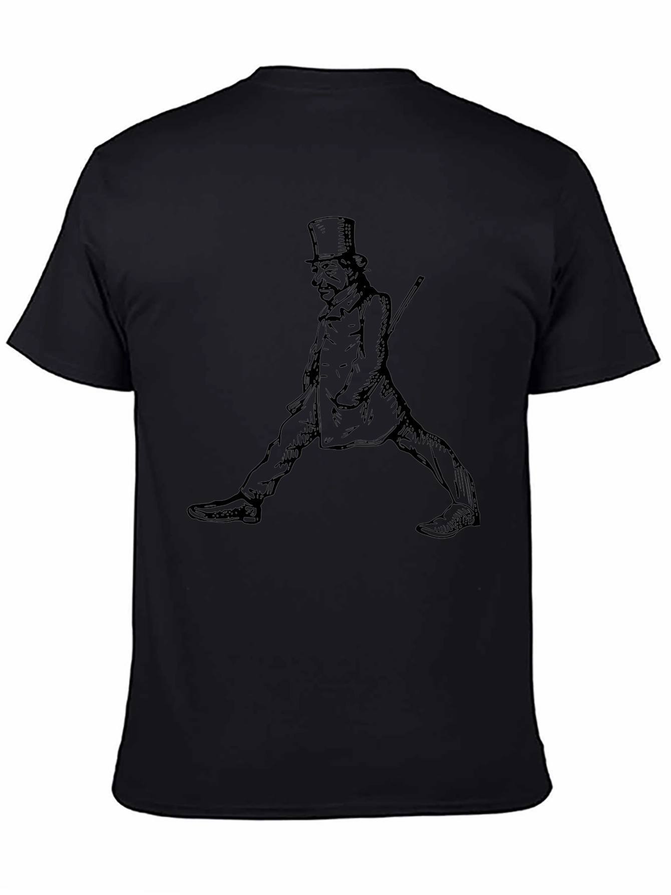 Victorian Gentleman Graphic Tee - Classic Style