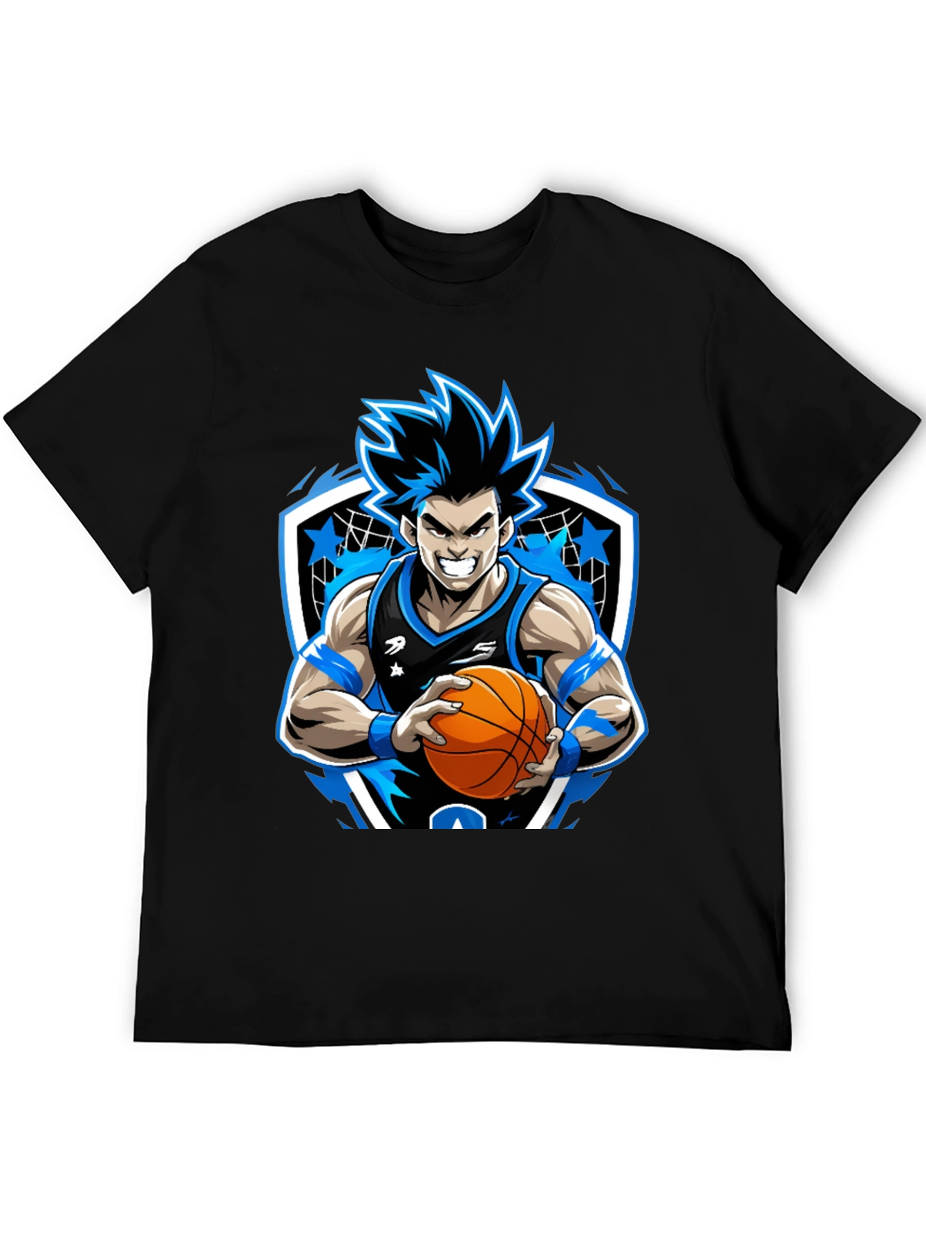 Anime Basketball Player Graphic Tee