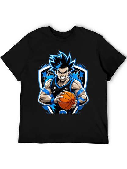 Anime Basketball Player Graphic Tee