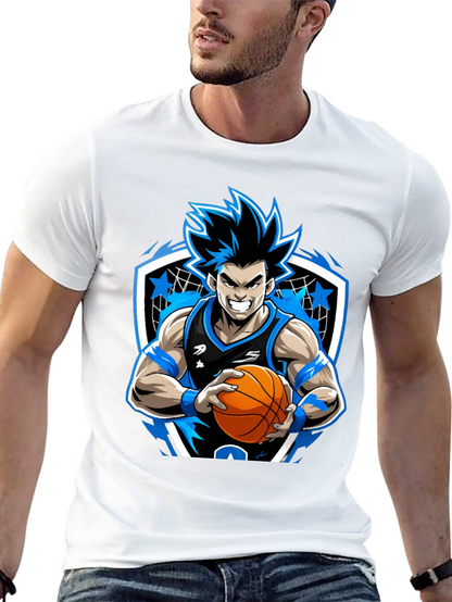 Anime Basketball Player Graphic Tee