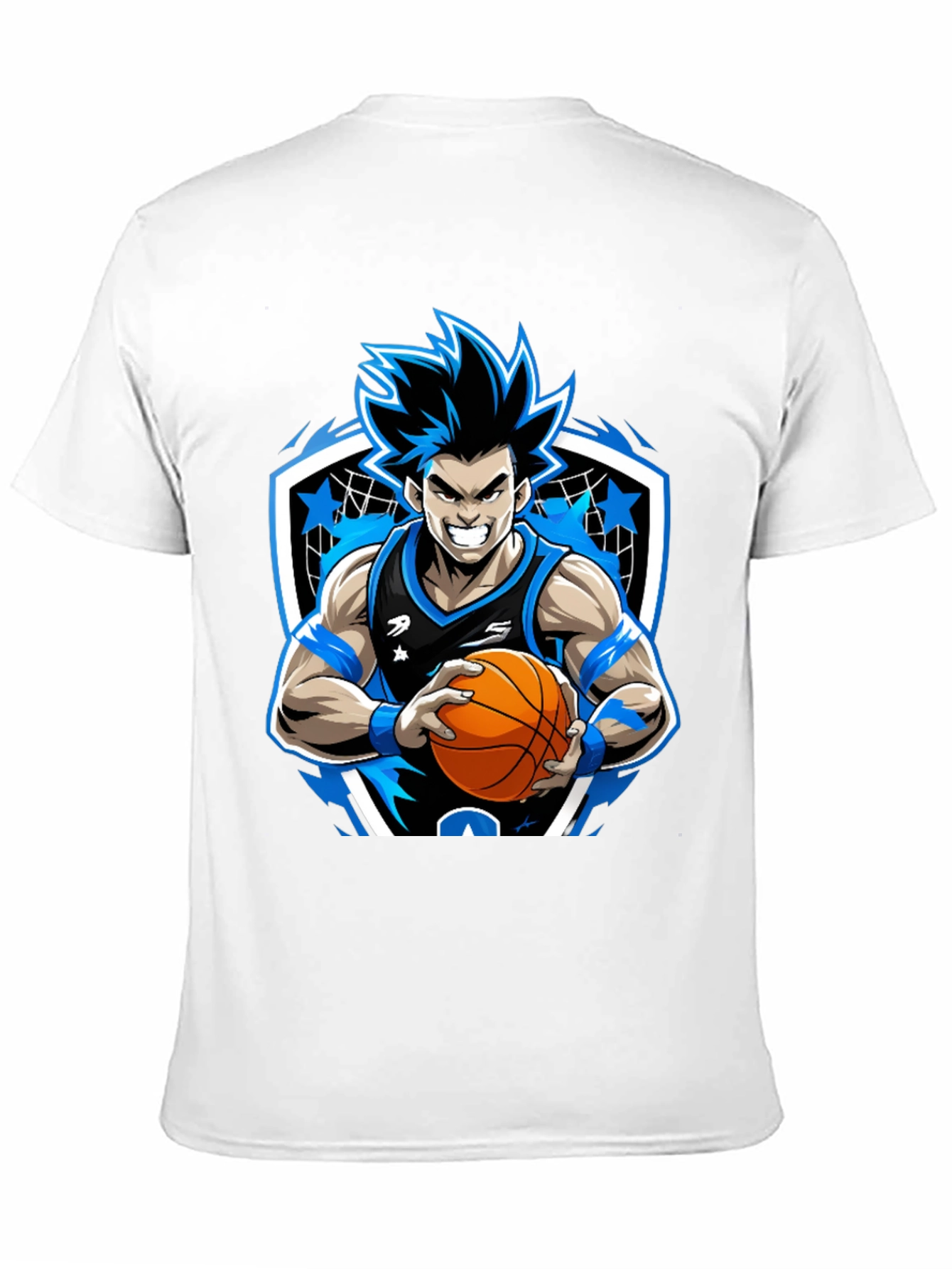 Anime Basketball Player Graphic Tee