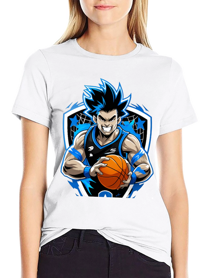 Anime Basketball Player Graphic Tee