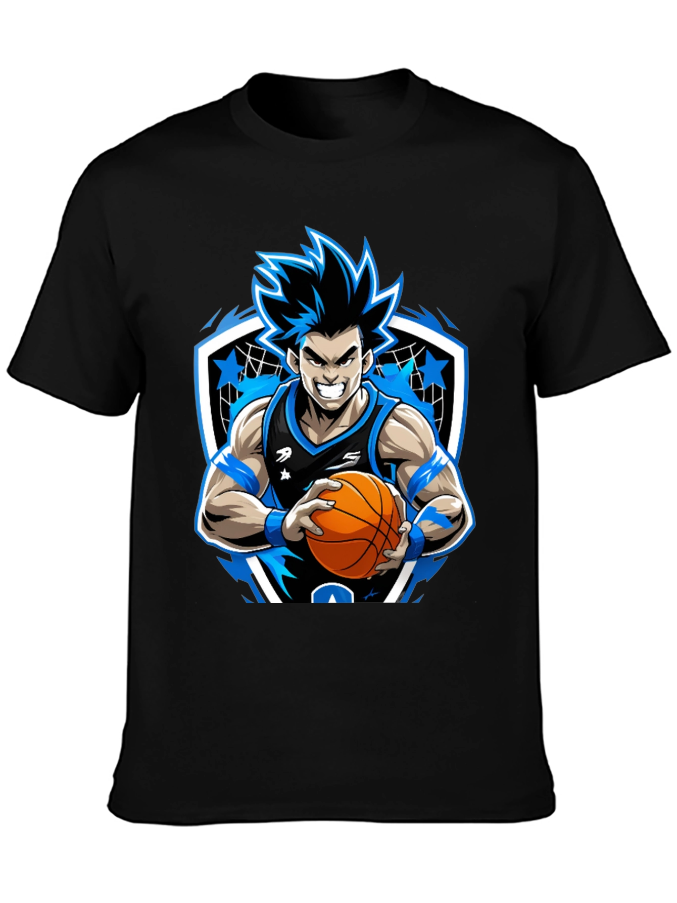 Anime Basketball Player Graphic Tee