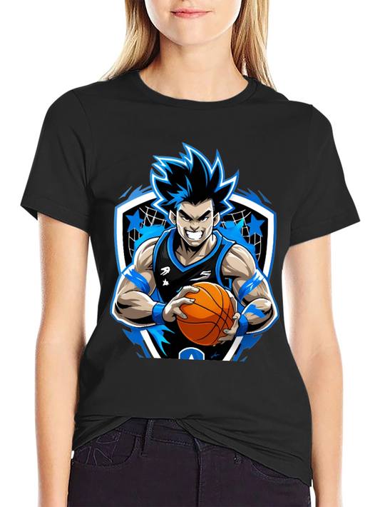 Anime Basketball Player Graphic Tee