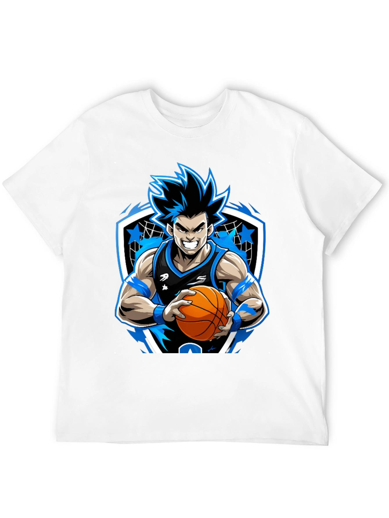 Anime Basketball Player Graphic Tee