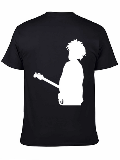 The Cure Band Silhouette Graphic Black T-Shirt