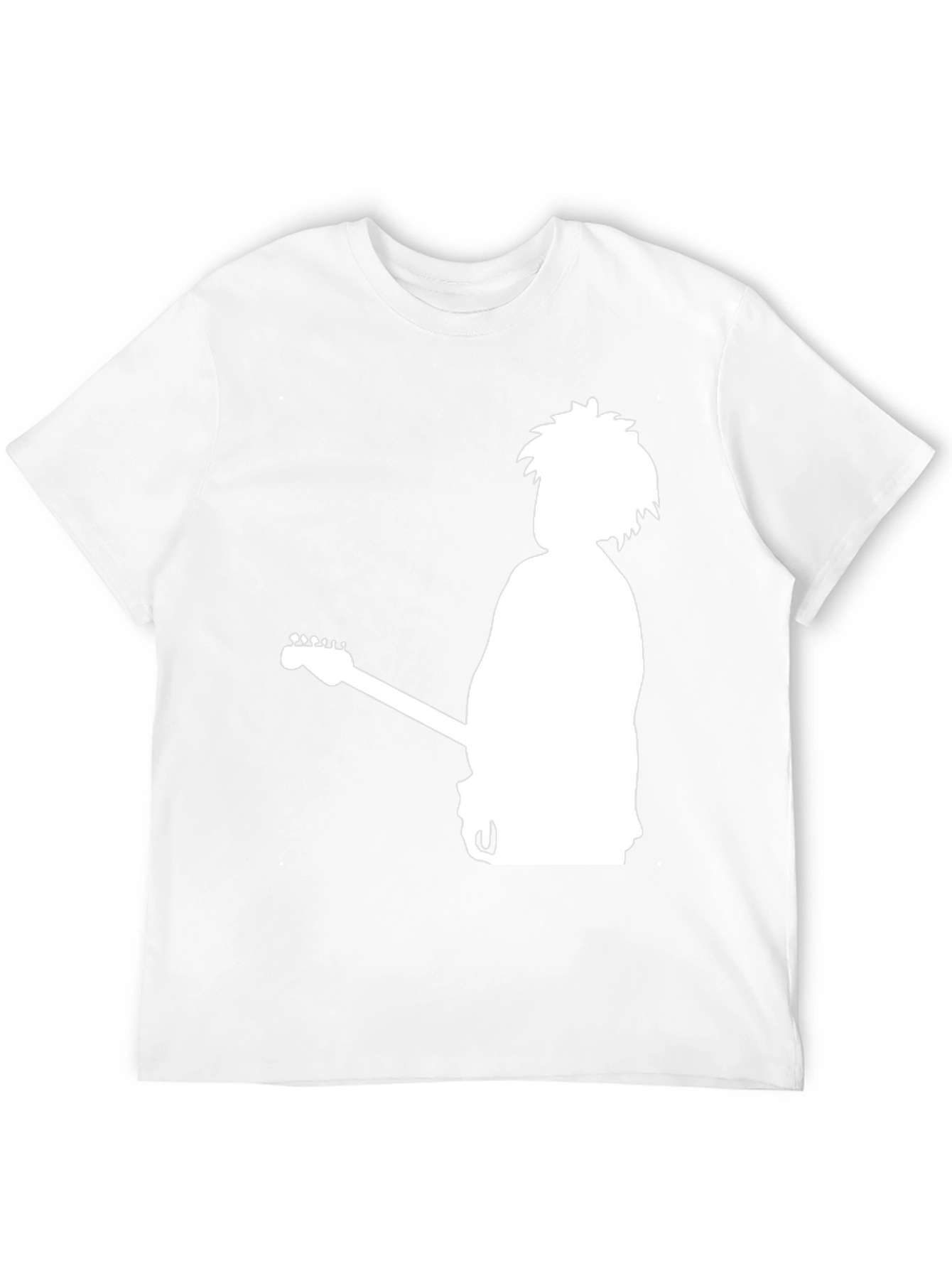 The Cure Band Silhouette Graphic Black T-Shirt