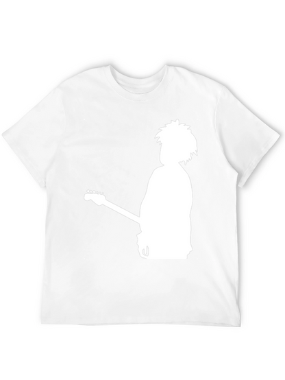 The Cure Band Silhouette Graphic Black T-Shirt