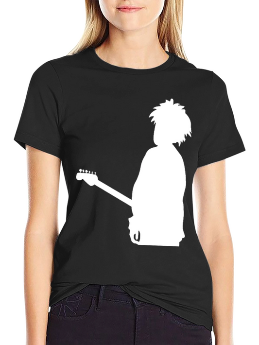 The Cure Band Silhouette Graphic Black T-Shirt