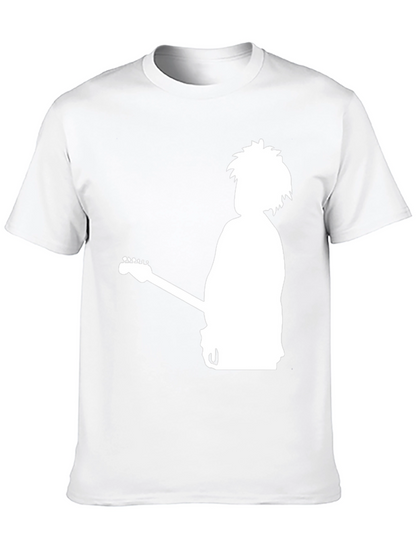The Cure Band Silhouette Graphic Black T-Shirt
