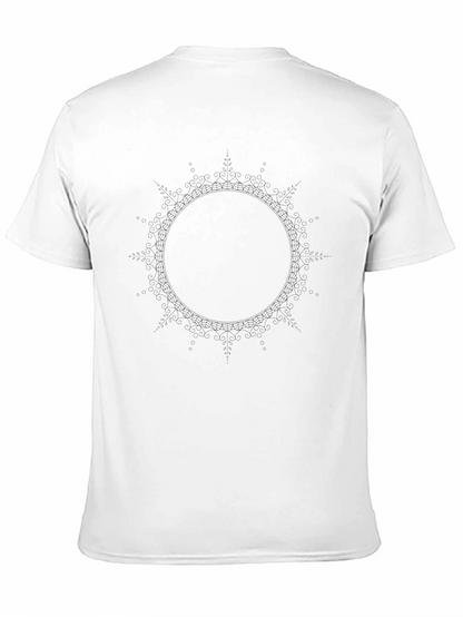 Black Mandala Graphic T-Shirt - Casual Comfort