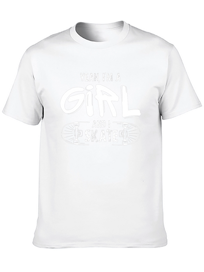 Yeah Im A Girl and I Skate Graphic Tee