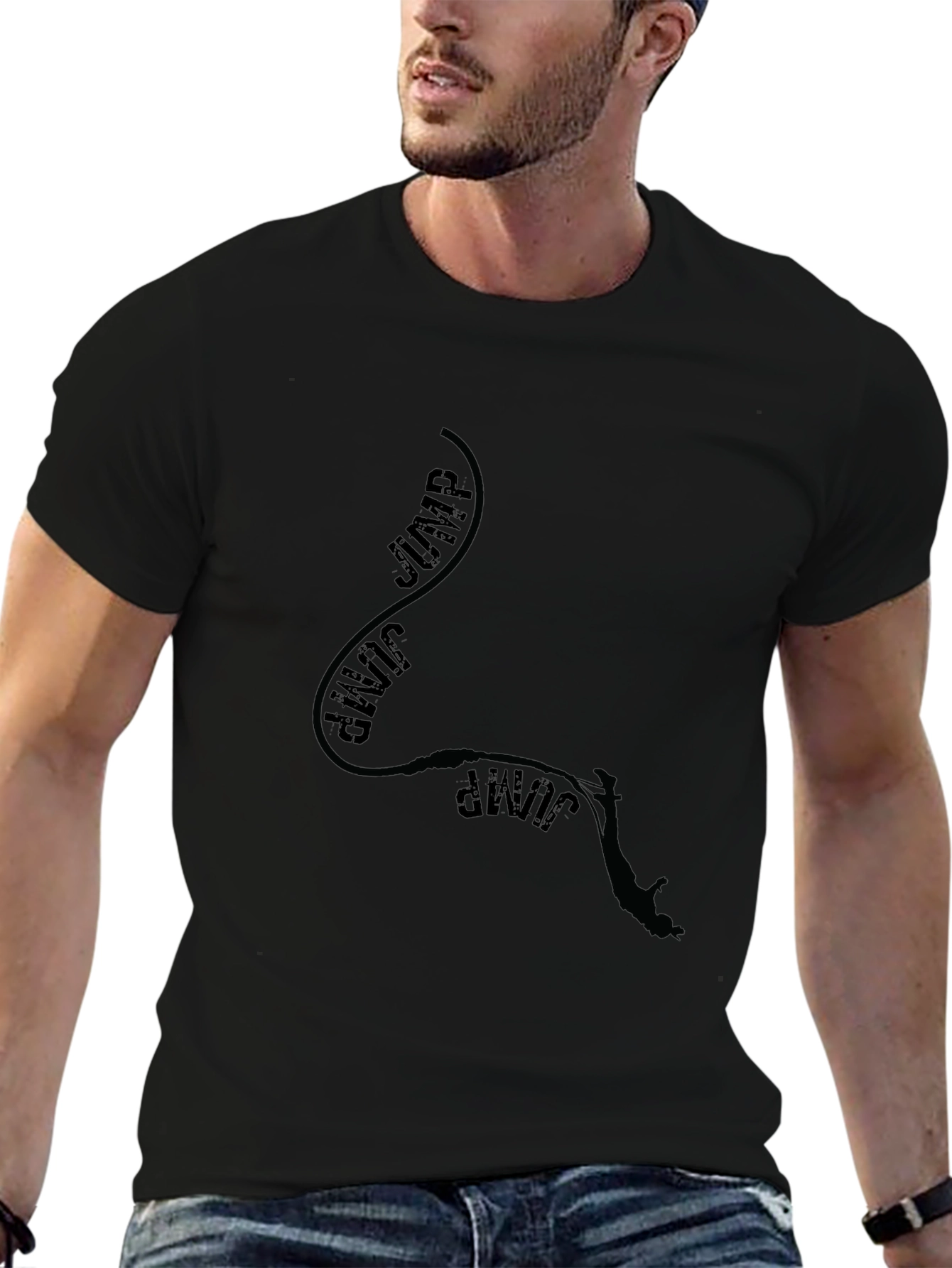 Black Jump Graphic T-Shirt