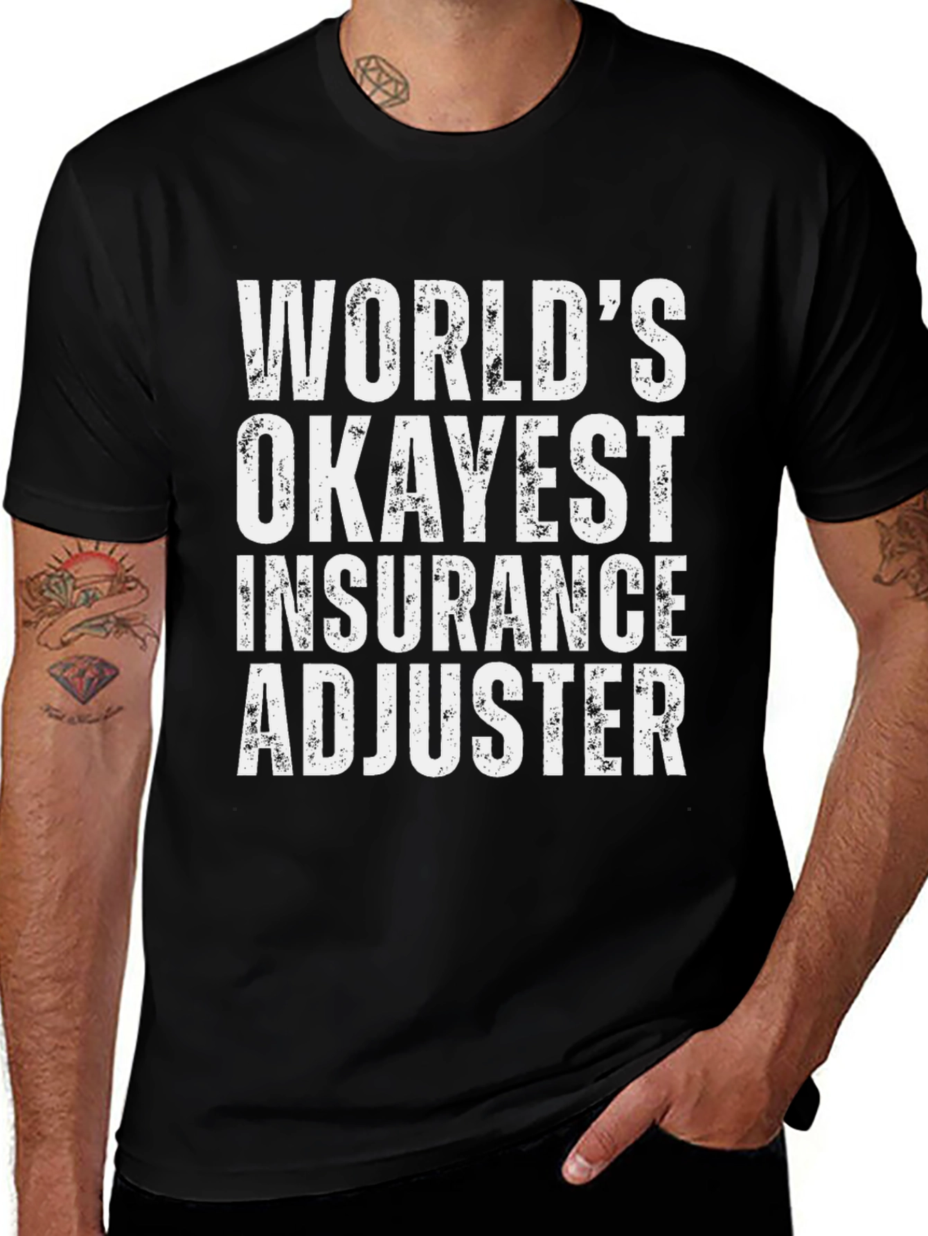 Worlds Okayest Insurance Adjuster T-Shirt