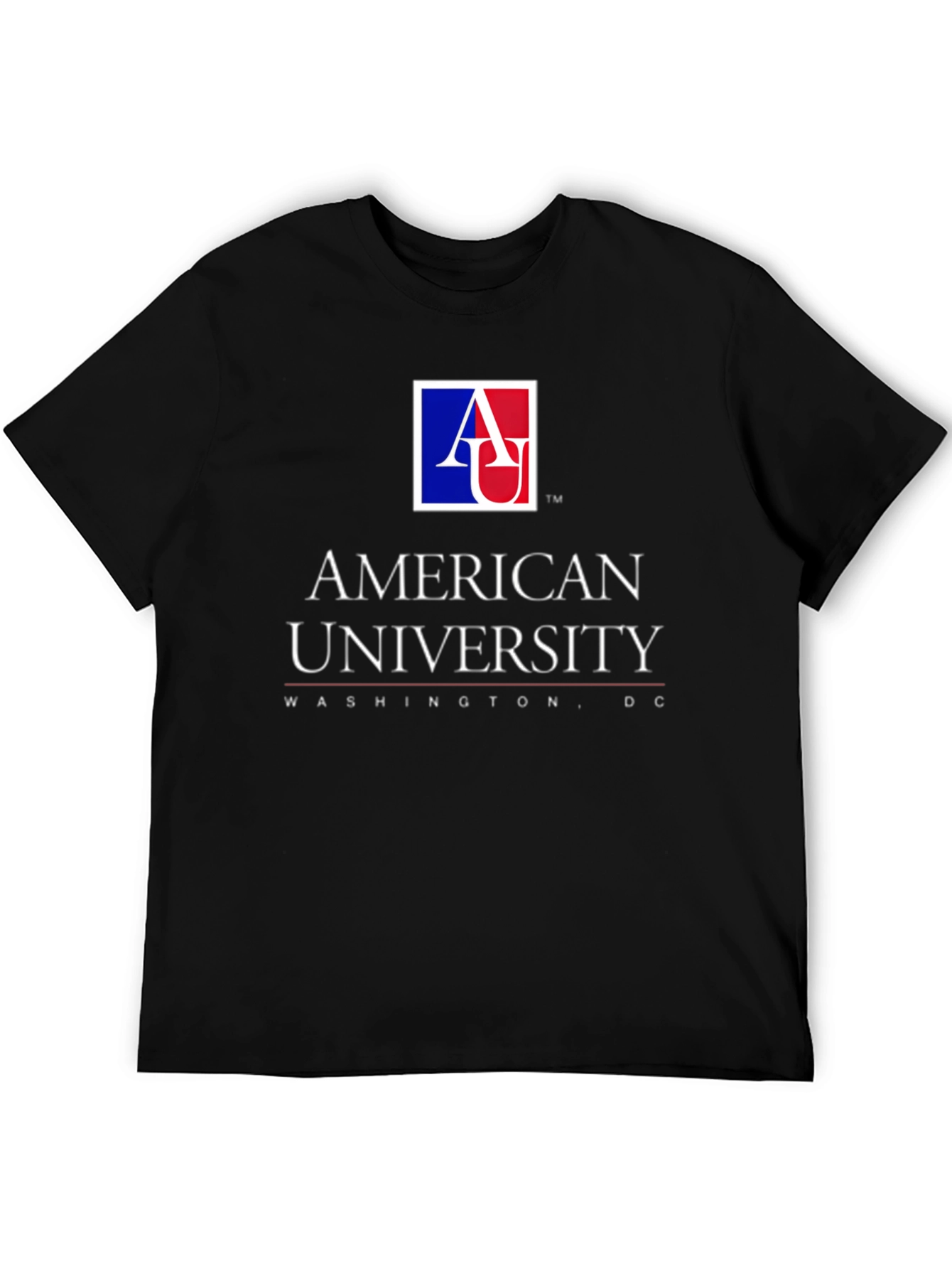American University Graphic T-Shirt - Black