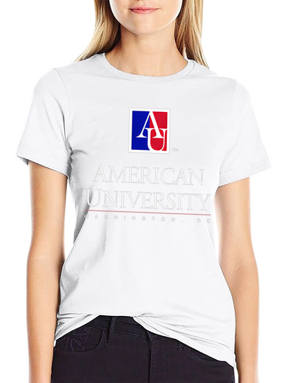 American University Graphic T-Shirt - Black