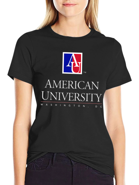 American University Graphic T-Shirt - Black