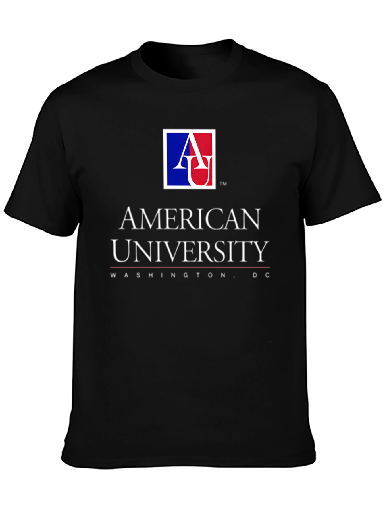 American University Graphic T-Shirt - Black