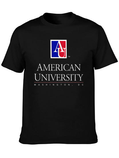American University Graphic T-Shirt - Black