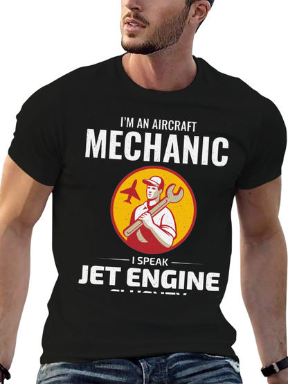 Aircraft Mechanic Jet Engine T-Shirt