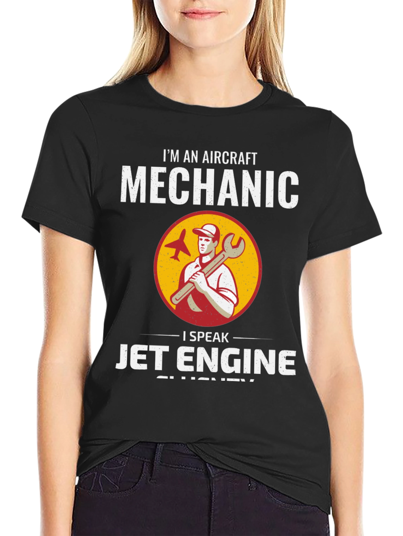 Aircraft Mechanic Jet Engine T-Shirt