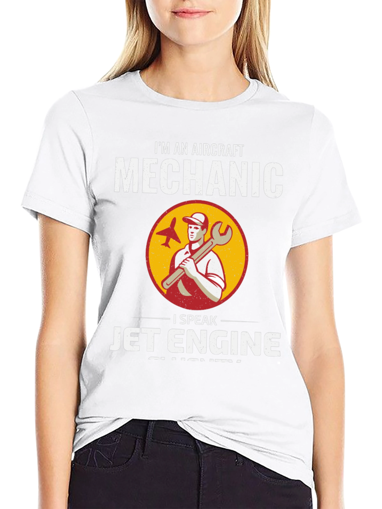 Aircraft Mechanic Jet Engine T-Shirt