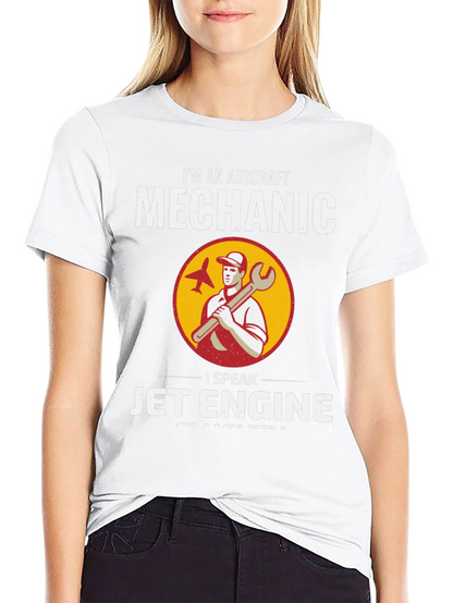 Aircraft Mechanic Jet Engine T-Shirt