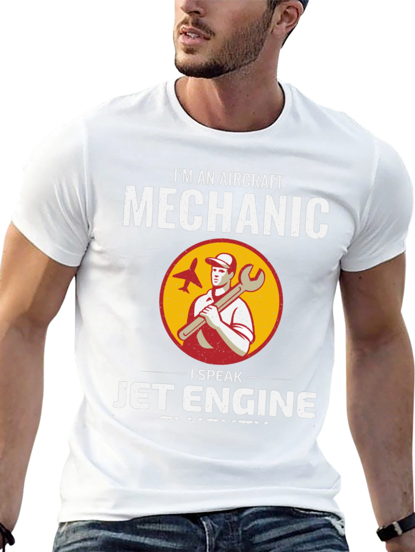 Aircraft Mechanic Jet Engine T-Shirt