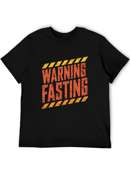 Warning Fasting T-Shirt - Stylish Graphic Tee
