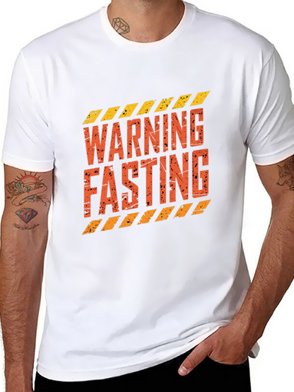 Warning Fasting T-Shirt - Stylish Graphic Tee