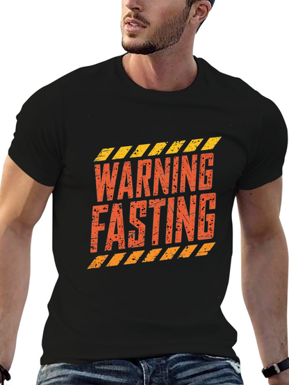 Warning Fasting T-Shirt - Stylish Graphic Tee