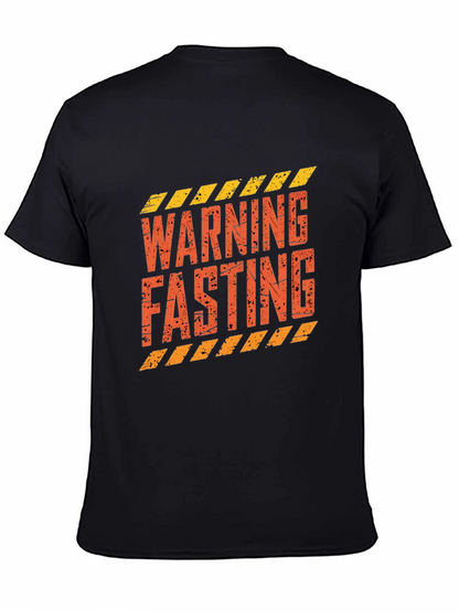 Warning Fasting T-Shirt - Stylish Graphic Tee