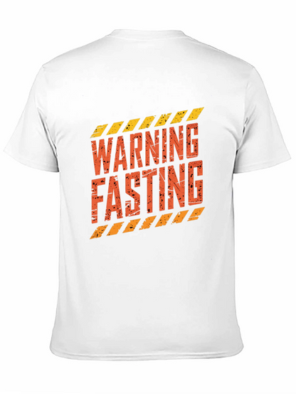 Warning Fasting T-Shirt - Stylish Graphic Tee