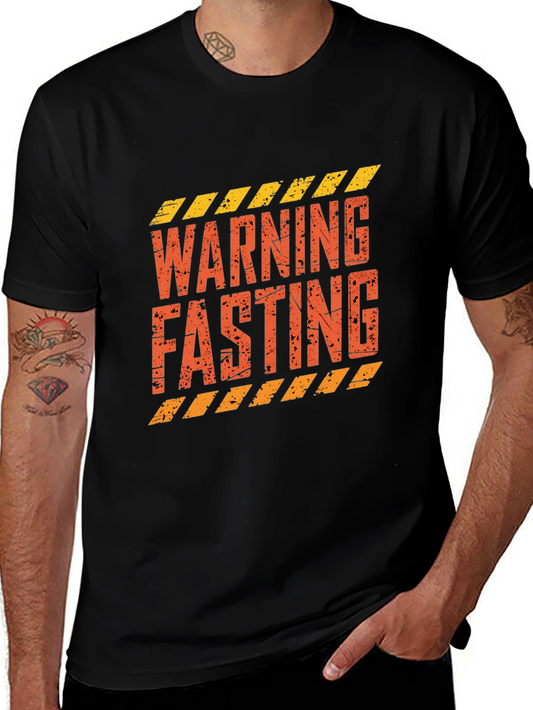 Warning Fasting T-Shirt - Stylish Graphic Tee