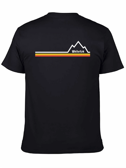 Whitefish Retro Mountain Tee - Classic Style