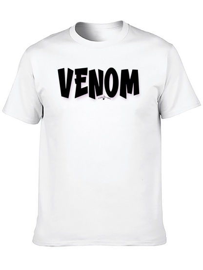Venom Graphic Tee - Bold Black T-Shirt