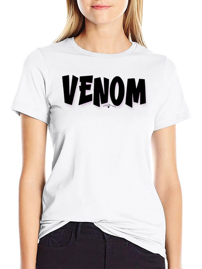 Venom Graphic Tee - Bold Black T-Shirt